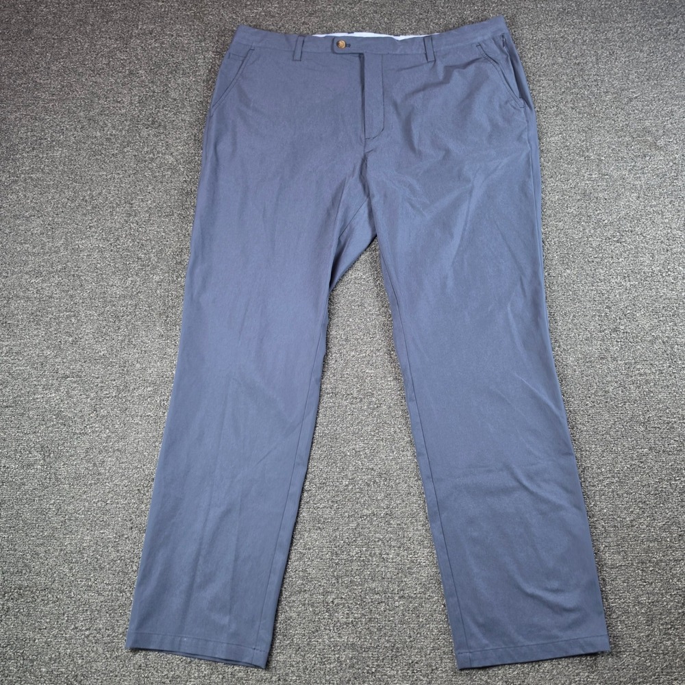 J.McLaughlin Akin Performance Pants Blue Mens 40x30 Flat Front Trousers NWOT
